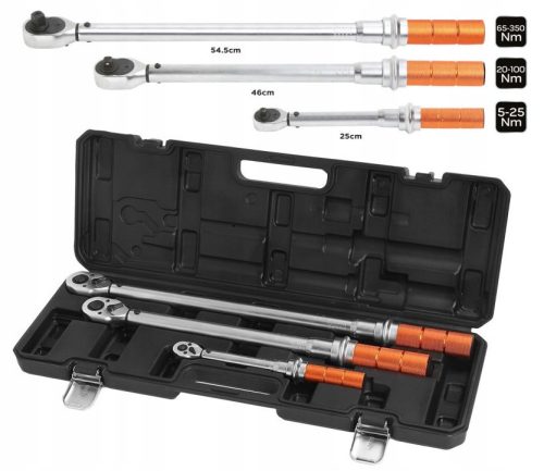  NEO torque wrench set 1/4 3/8 1/2 3E