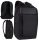 CoolPack SPOT Black 15.6" Laptop Business Backpack – Waterproof and Elegant