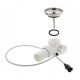  Round automatic stopper with overflow Blanco white