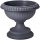  Form-Plastic flowerpot, 36 cm x 41 x 36 cm, diameter 41 cm, plastic shades in grey and silver