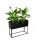 Pots and planters for outdoor and garden Palazzo Decor Flowerpot 55 cm x 21 x 35 cm White Metal