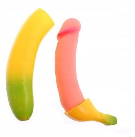 Cool, funny gadgets Funny gift banana with hidden penis dildo