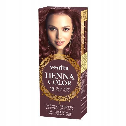  Venita Henna Color 18 Black Cherry coloring balm with henna extract 75ml