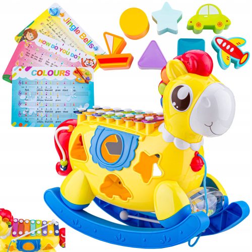  INTERACTIVE ROCKING HORSE SORTER + XYLOPHONE