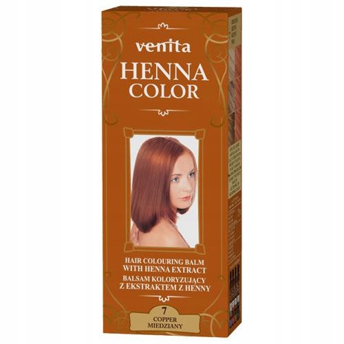  Venita Henna Color 7 Copper coloring balm with henna extract 75 ml