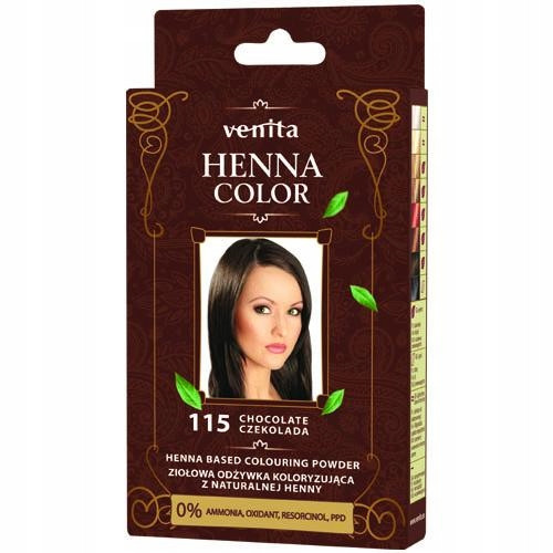  Venita Henna Color 115 Chocolate herbal coloring conditioner with natural henna