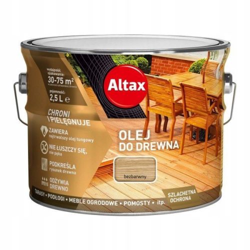 Altax ALTALT00360 Wood Oil Colorless 2.5L