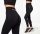 BLACK SEAMLESS FITNESS CARPATREE LEGGINGS - S