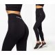 BLACK SEAMLESS FITNESS CARPATREE LEGGINGS - S