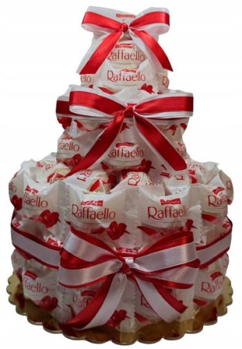  Nibytorcik Cake made of Raffaello sweets birthday, name day, sweet gift
