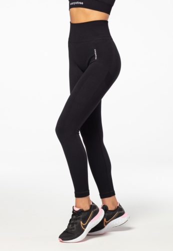  BLACK SEAMLESS FITNESS CARPATREE LEGGINGS - M