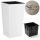  Prosperplast flowerpot 20 cm x 20 x 37.5 cm, white plastic