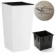  Prosperplast flowerpot 20 cm x 20 x 37.5 cm, white plastic