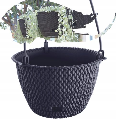  Flowerpot DTU24 27 cm x 27 x 27 cm, plastic