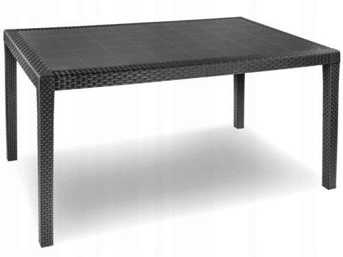  EUROHIT Garden Technorattan Prince Table, grey