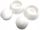 Plugs and caps for gates and fences Two-piece M10 screw cap, white, 50 pieces