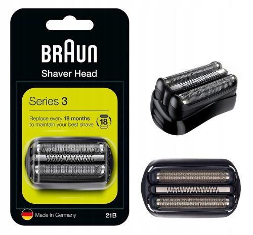  Braun Shaver Foil and Blade Block Braun 21B Series 3