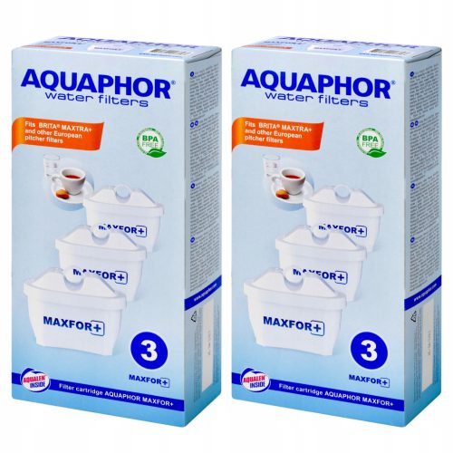  Filter insert for Aquaphor MAXFOR+ jug 6 pcs.