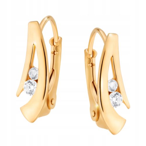  Gold earrings 925 English clasp