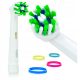  Oral-B Cross Action brush heads, 5 pieces