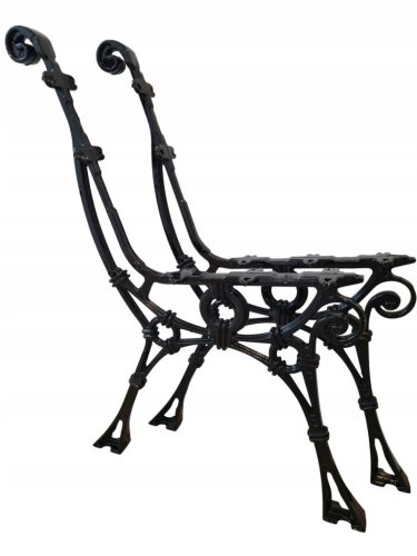 Benches for garden and terrace Bench without backrest, metal, 74 x 51 cm