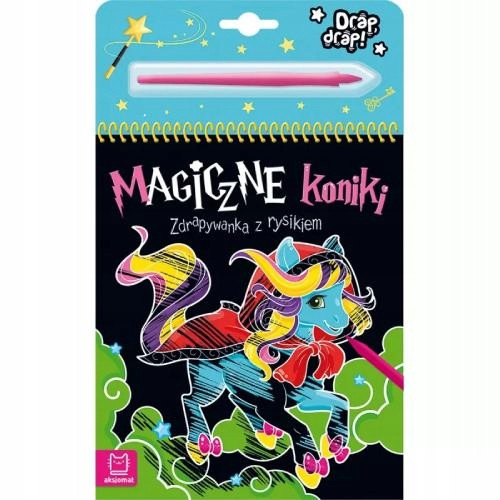  Magical horses. Scratch card with stylus Anna Podgórska