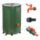  Rainwater tank 250 l 88 x 60 cm green