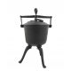 HUNTING KITTEN 7L CAST IRON POT POLISH CASTING