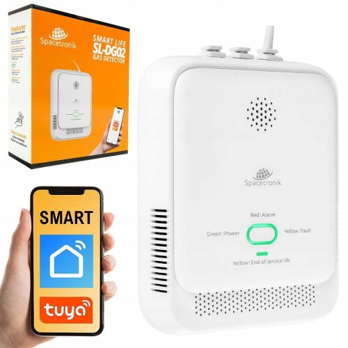 Spacetronik SL gas sensor, acoustic alarm, WiFi connection