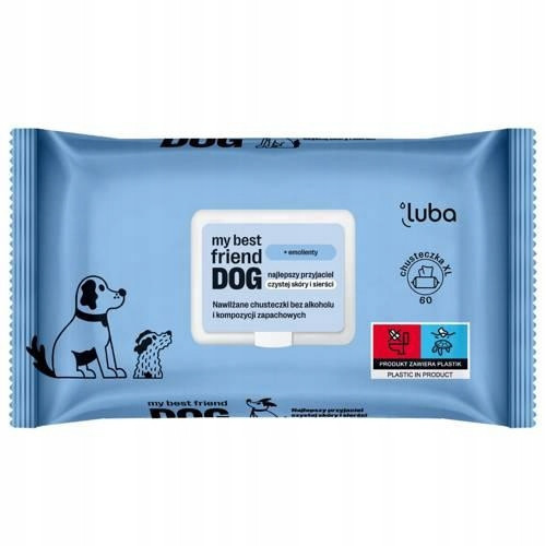  LUBA Dog wet wipes for dogs 60pcs