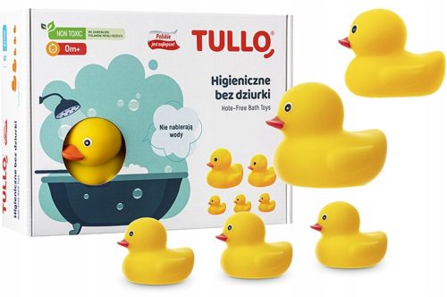  TULLO BATH TOYS SET OF 5 WITHOUT HOLES