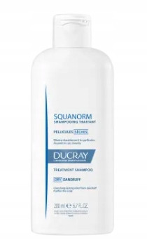 Ducray Squanorm Anti-Dandruff Shampoo for Dry Dandruff, 200 ml