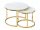  Signal Muse II round coffee table 60 x 60 x 45 cm white