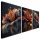 Pictures on the wall Modern painting 180x80 Purple Ivy for the living room
