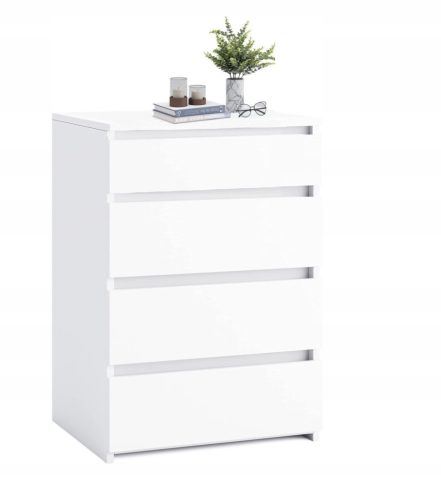  SaraMeble chest of drawers, 4 drawers, closet, living room, bedroom 60 x 35 x 95 cm, matt white