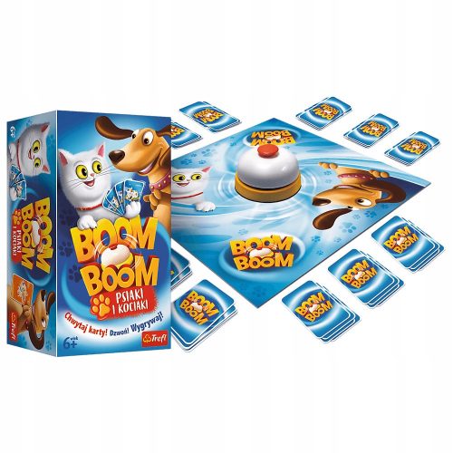  Trefl Boom Boom Board Game – Dogs and Kittens