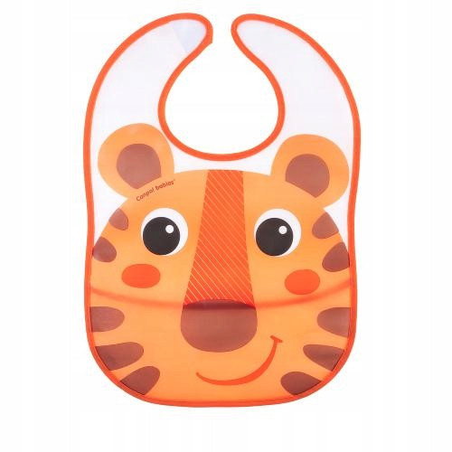  Canpol babies plastic bib Shades of orange 1 pc.