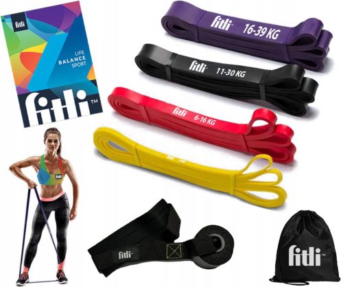  Fitli FTL63-T resistance band set, 4 pcs.