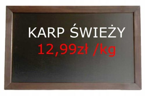  LARGE BLACK DRY-ERASE CHALK BOARD FOR WALL, HANGING, 150x100cm