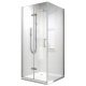 Lefo series shower cubicle with folding doors 90 x 90 cm