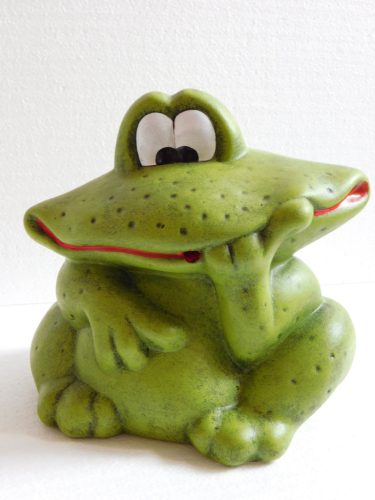  FROG FROG FIGURINE GARDEN GIFT ORNAMENT DECORATION