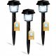  Recessed solar light NNLED black 33 cm 3 pcs.