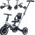  MOOVKEE Mike Tricycle Bike Black, Grey