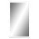 Bathroom mirror RAMIX wall mirror, rectangular, wooden frame, 430 x 530 mm