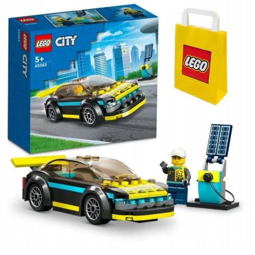  LEGO City 60383 Electric Sports Car + Paper Bag LEGO 6315786 yellow 24x8x18 cm