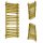  BATHROOM VERTICAL RADIATOR DOUBLE 1580/500 GOLD