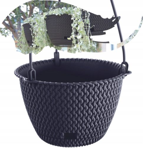  DTU24 flowerpot 27 cm x 27 x 27 cm, plastic