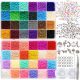  BEAD SET FOR MAKING JEWELRY BRACELETS 35,000 pieces LETTERS GIFT