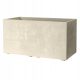  Deroma flowerpot 79 cm x 39 x 39 cm, white plastic