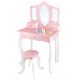  KINDERPLAY LARGE WOODEN DRESSING TABLE FOR GIRL CHILDREN 105.5CM + TATTOOS